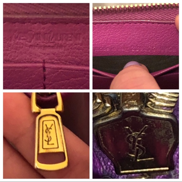 🔥YSL Studded Logo Zippy Wallet🔥 - Picture 2 of 8